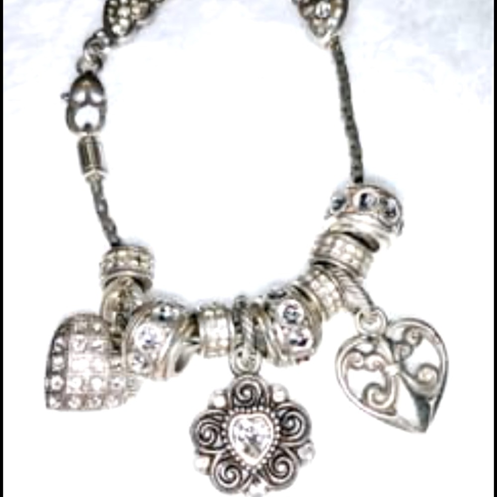 Brighton Barrel Slide Charm Bracelet w/ spacers